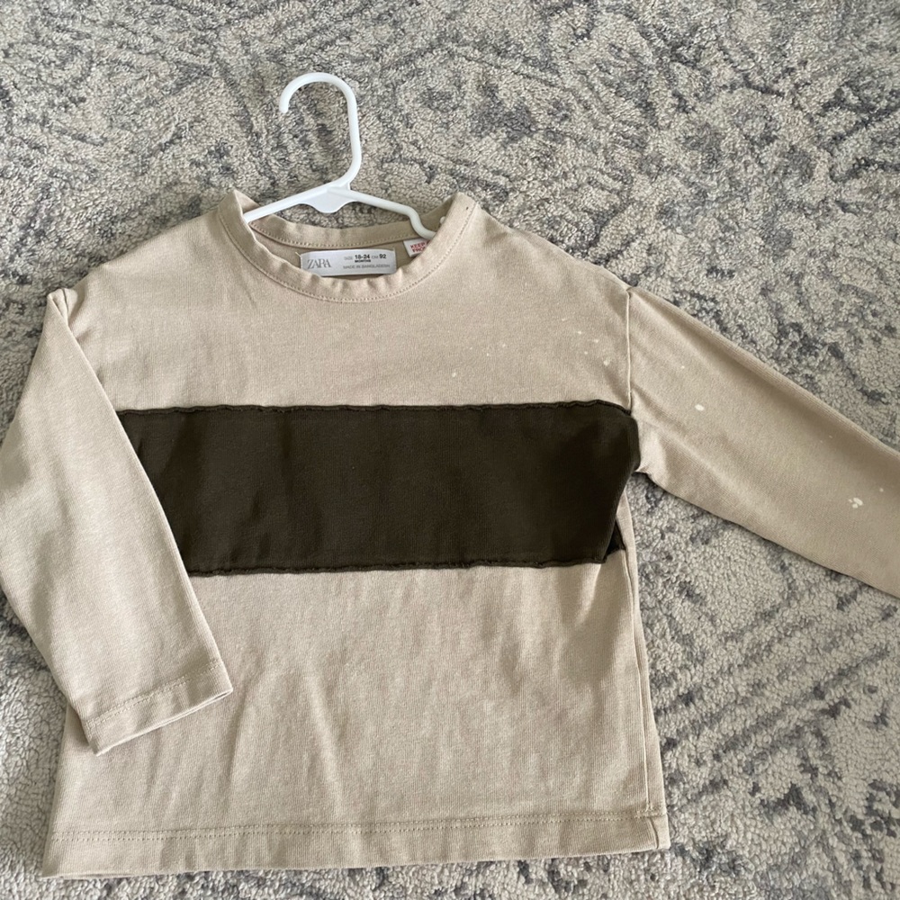 Zara toddler light crew neck